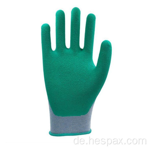 Hespax Slip-resistenter Latex Handschuh Mechaniker Industrielle Reparatur